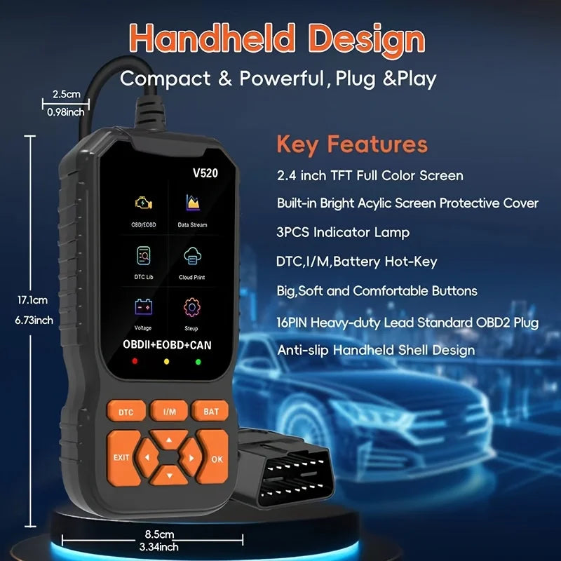 OBD2 Car Diagnostic Scanner | 35901 DTC, Real-Time Data 2025 Peaceful Pleasures Health and Wellness