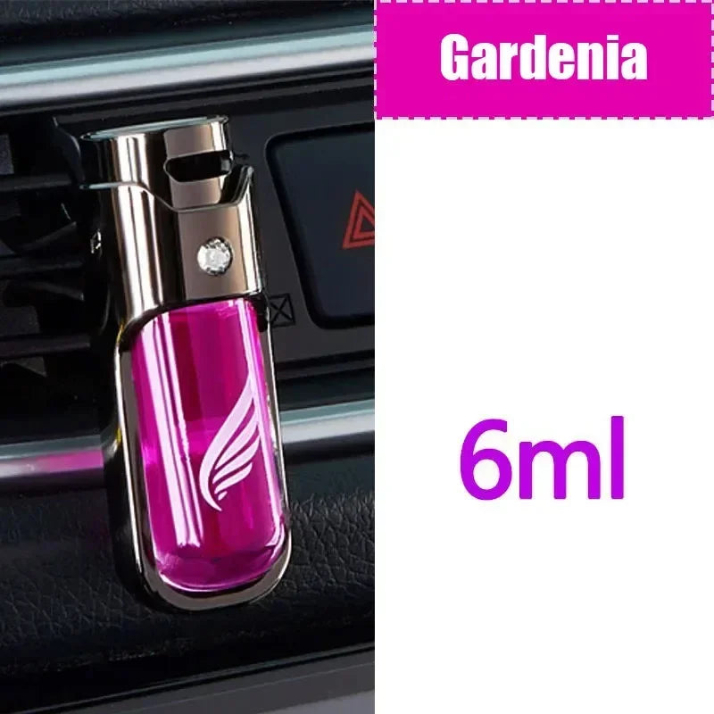 Car Air Freshener Outlet Fragrance Magnetic Design Auto Accessories Interior Perfume Diffuse Peaceful Pleasures Health and Wellness Gardenia