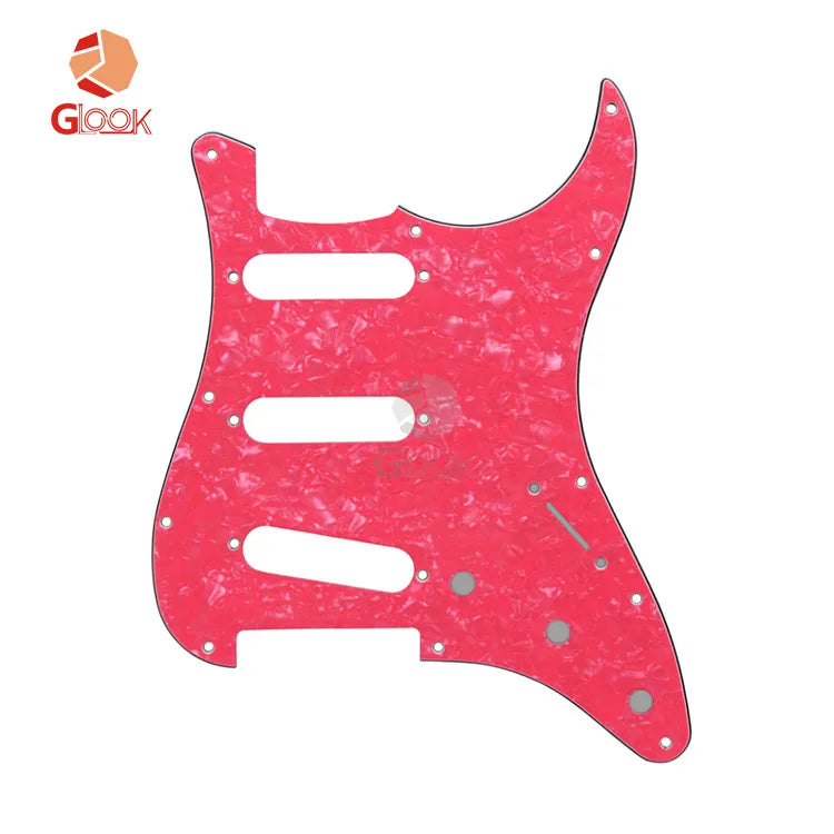 11 Nail Electric Guitar Guard ST SQ Panel Hole Single SSS Meffen