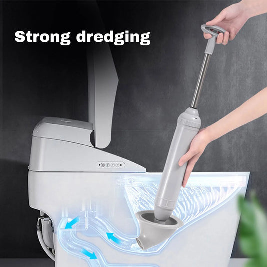 Bathroom Toilet Clog Remover Plunger Vacuum Pump Plunger Manual High Pressure Household Toilet Clog Remover Suction Plunger Peaceful Pleasures Health and Wellness