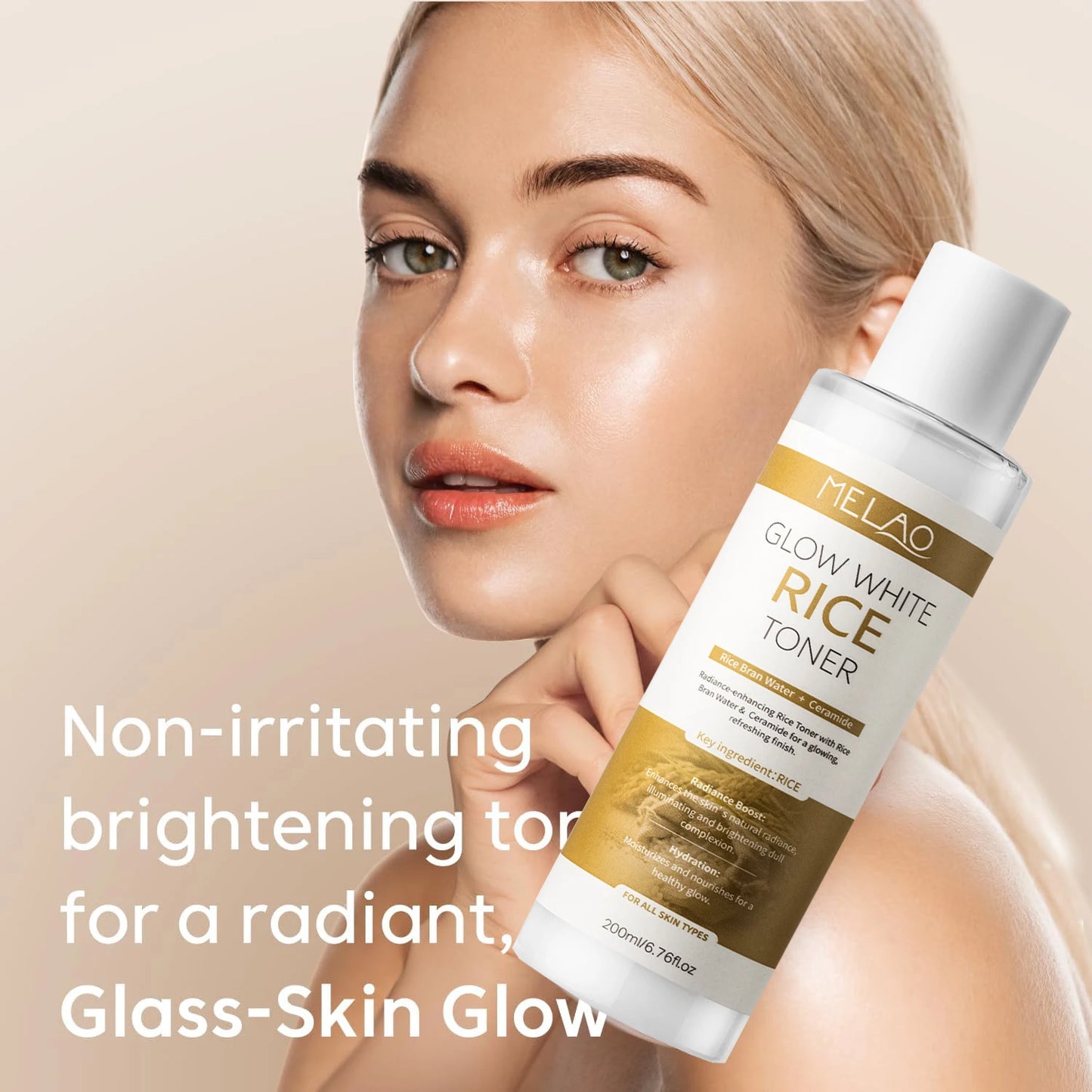 200ml Rice Toner Moisturizing Skin Care Hydrating soothing Gentle Nourishing Brightening For Young Glowy Korean Skin Care Peaceful Pleasures Health and Wellness