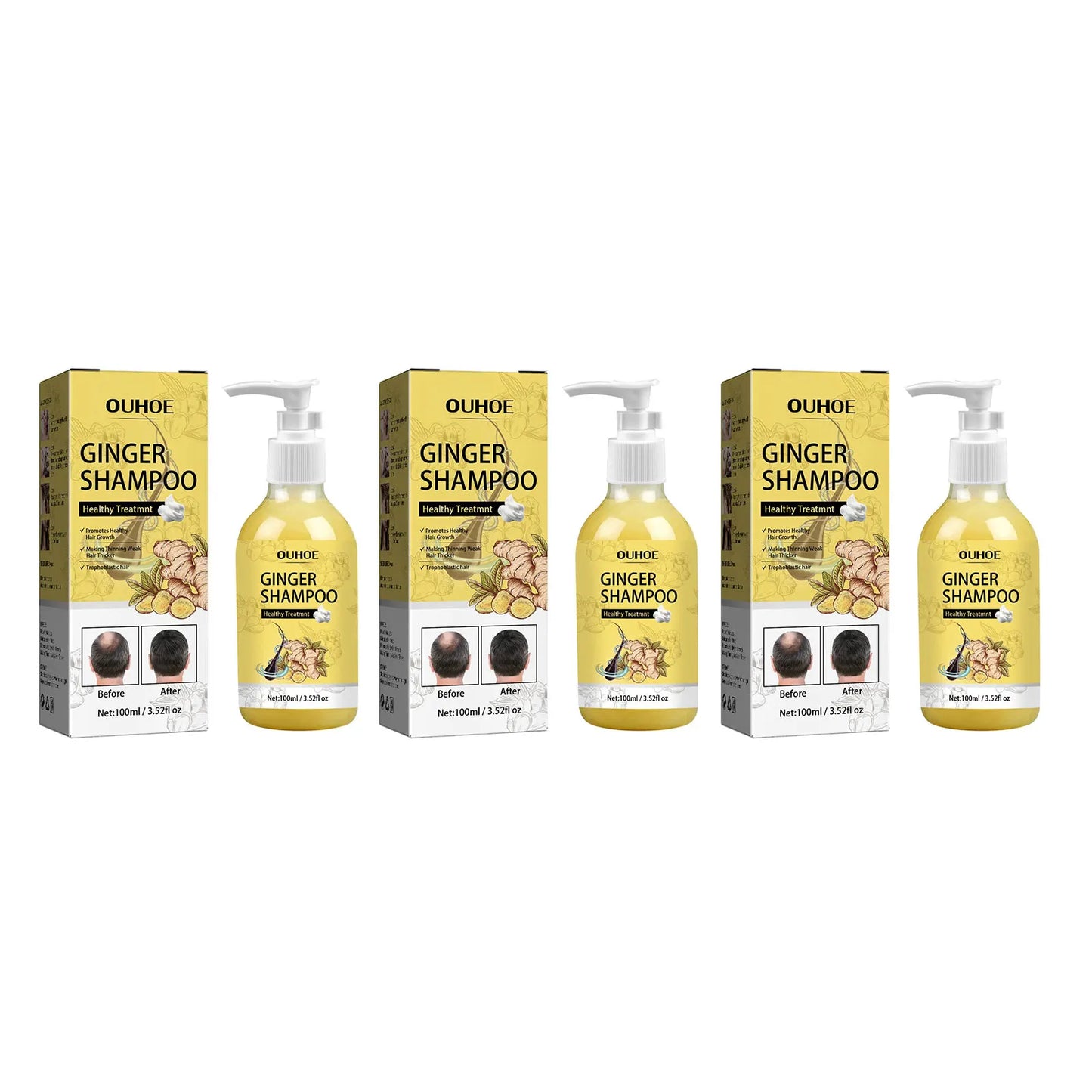 Ginger Hair Growth Thickening Shampoo | Scalp Nourishing 100ml