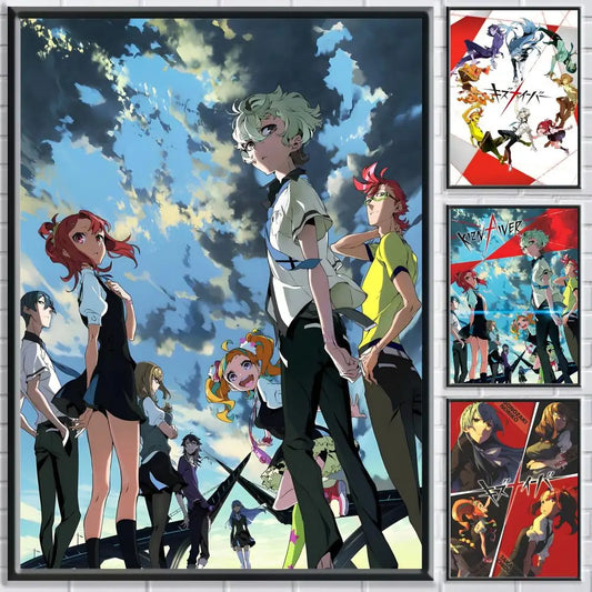 Anime K-Kiznaiver Poster HD Self Adhesive Waterproof Wall Art Ideal for Home Office Dorm Bedroom Great Gift Peaceful Pleasures Health and Wellness
