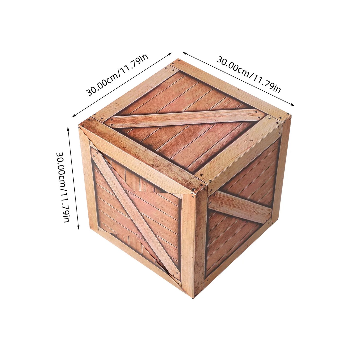 2Pcs Western Themed Party Supplies Simulation Wooden Box Decor Cowboy Party Decoration Creative Rustic Props Cowboy Props Peaceful Pleasures Health and Wellness