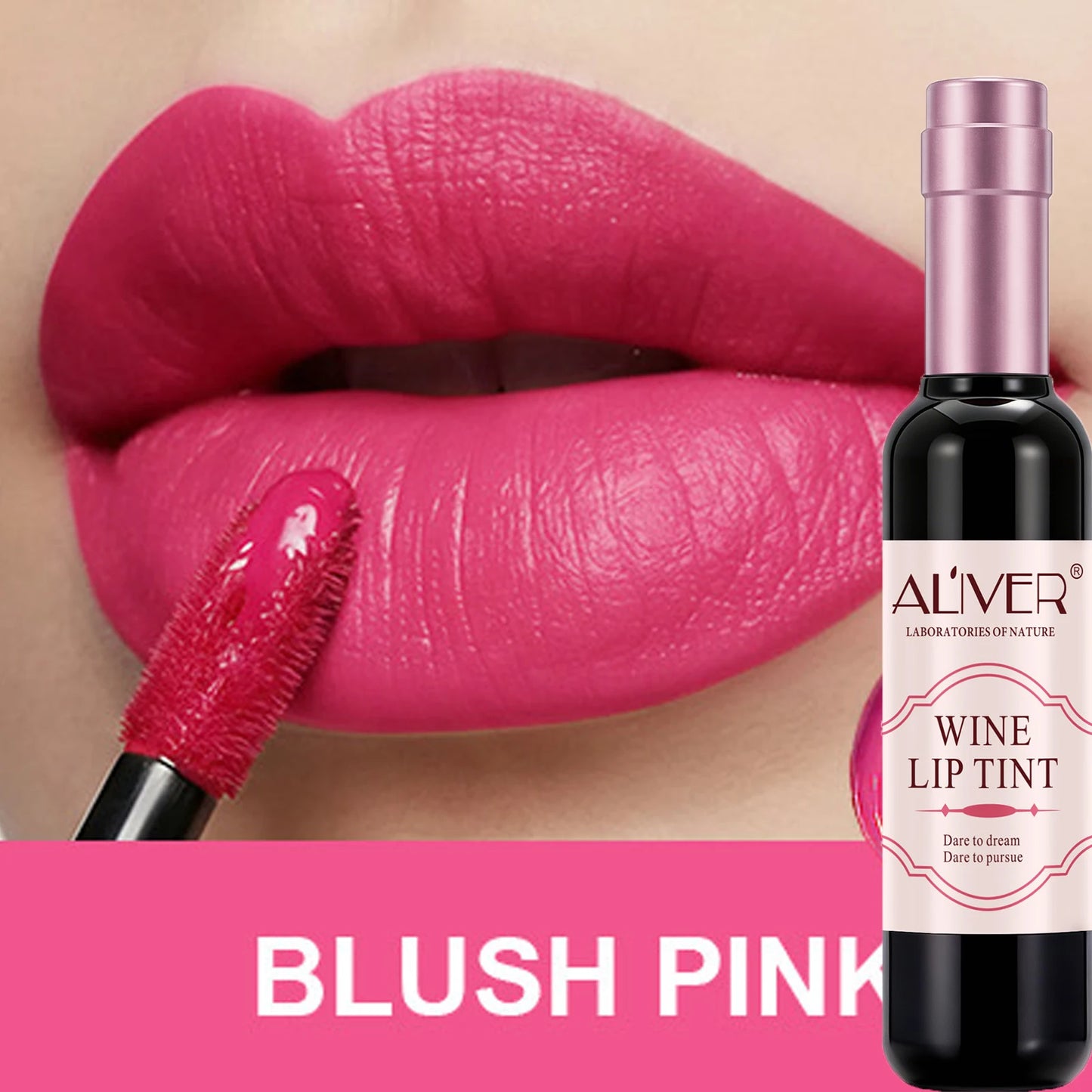 Red Wine Bottle Matte Liquid Lipstick | Velvet Nude Lip Gloss