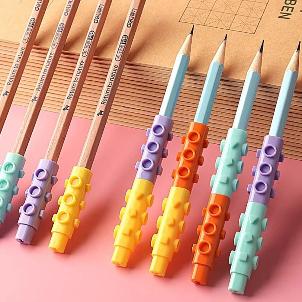 Student Pen Cap Protective Cover Grip Extension Rod Pencil