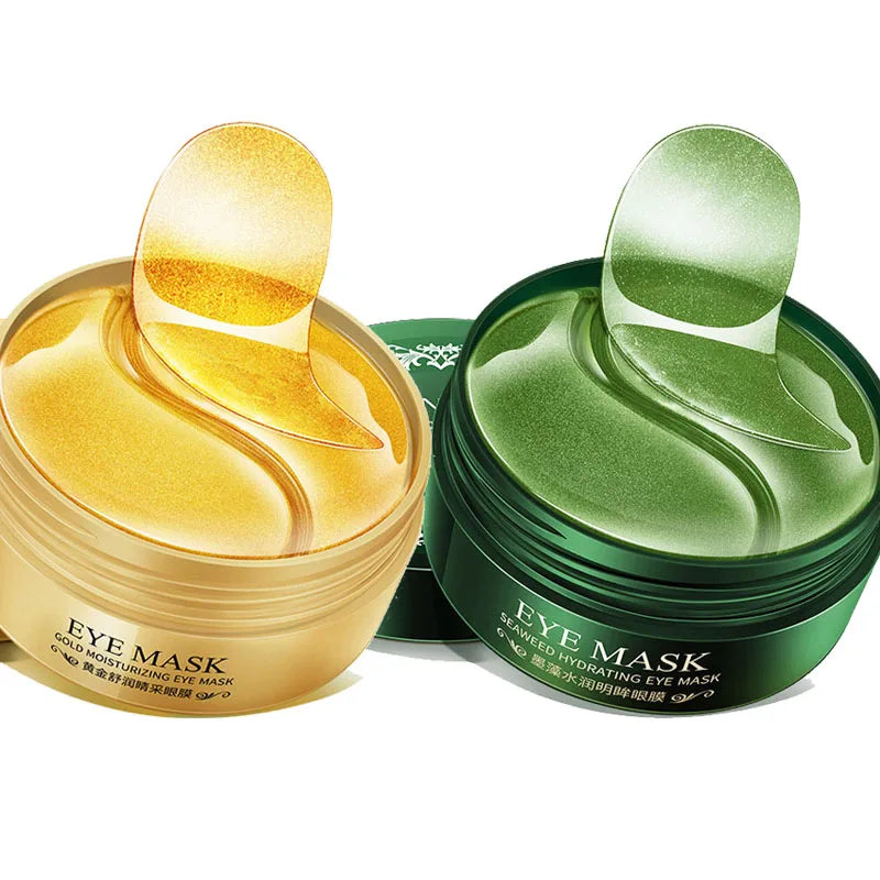 BIOAOUA 24K Gold Collagen Eye Masks 120pc – Dark Circles & Anti-Aging