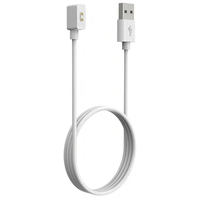 USB Magnetic Charger for Redmi Watch 4/3 & Xiaomi Mi Band 8 Pro Peaceful Pleasures Health and Wellness White 60CM for Watch 3 Active
