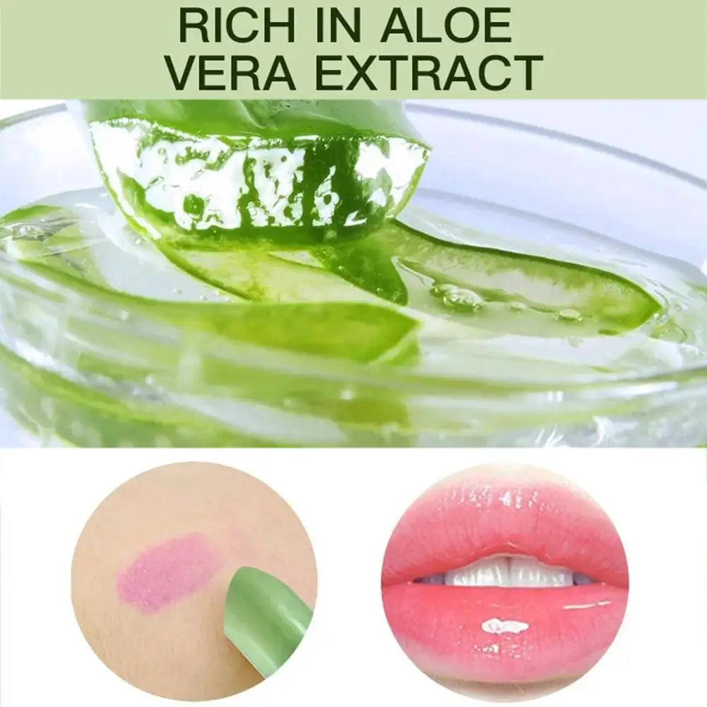 Aloe Vera Color-Changing Lipstick – Moisturizing Lip Balm Lip Care Peaceful Pleasures Health and Wellness