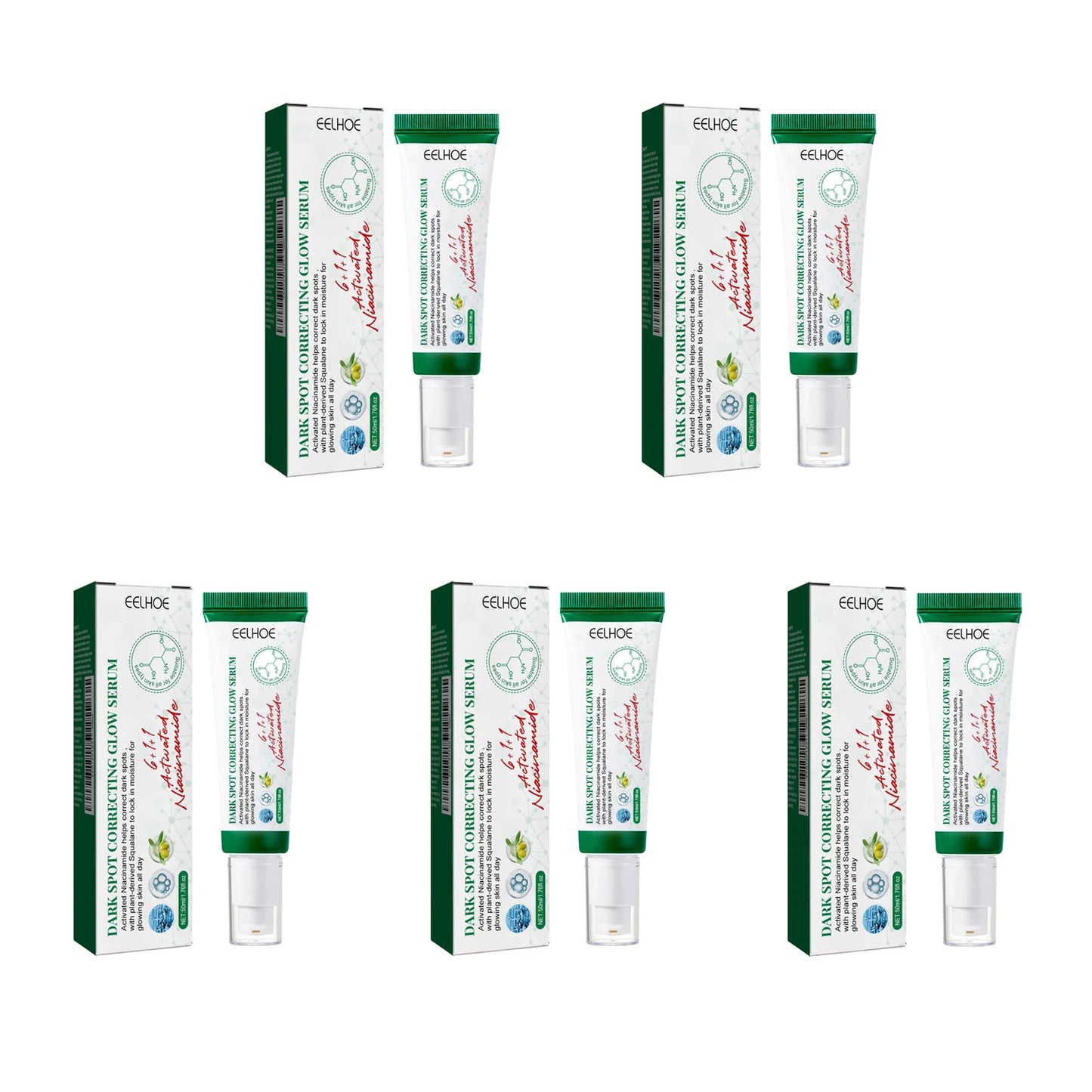 Niacinamide Dark Spot Corrector Serum – Brightening Essence Peaceful Pleasures Health and Wellness 5Pcs