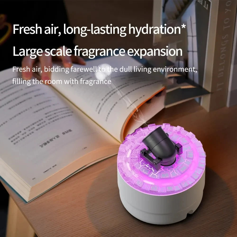 HOMEFISH Aromatherapy Diffuser & Humidifier | 7-Color Night Light