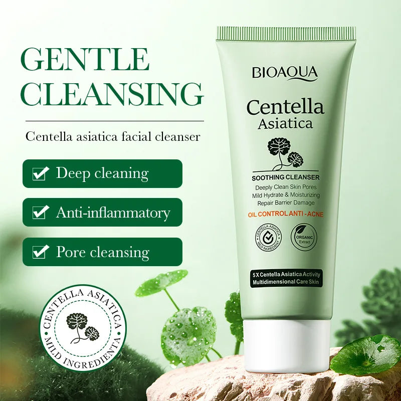 BIOAQUA Centella Asiatica Face Wash – Oil Control & Moisturizing