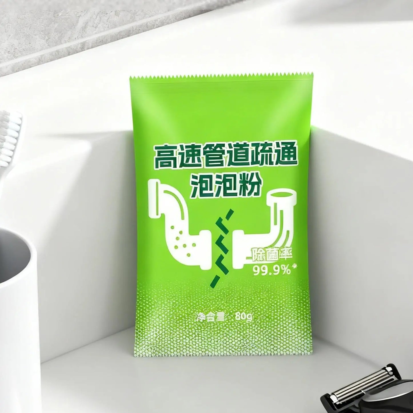 Foaming Drain Cleaner Powder – Fast-Acting Clog Remover