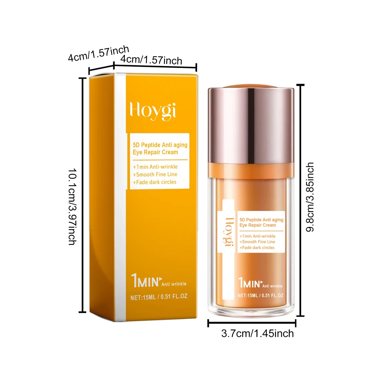 5D Peptide Eye Cream – Dark Circles, Wrinkles & Firming
