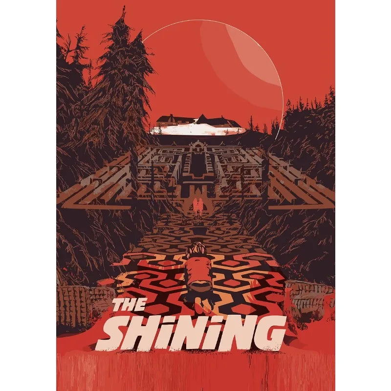 The Shining Horror Movie Canvas Wall Art Poster | Unframed Print