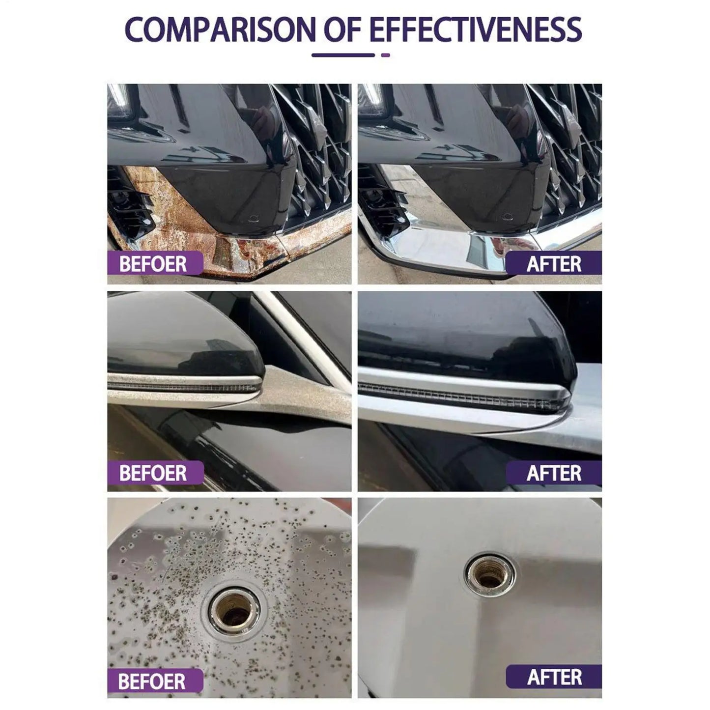 Car Rust Remover Spray 100ml – Wheels, Exhaust & Metal