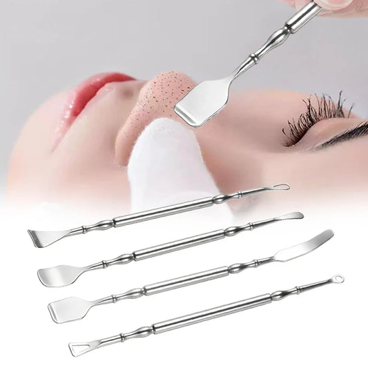 Stainless Steel Double-Head Blackhead Extractor Tool Blackhead Extractor Tool Peaceful Pleasures Health and Wellness