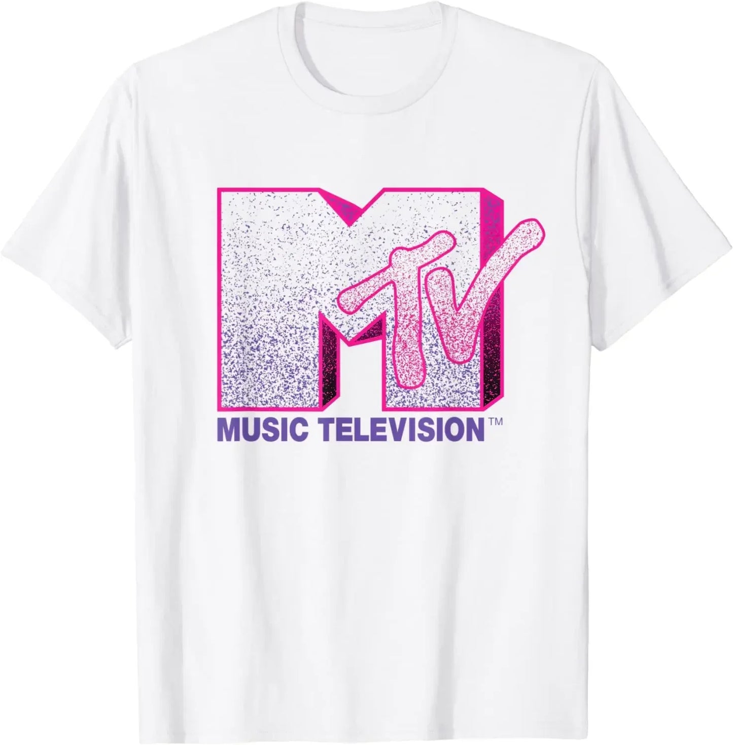 MTV Sparkly Logo Music Television T-Shirt – Men's Cotton Tee
