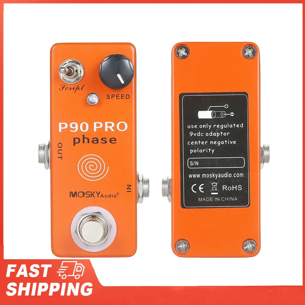 Guitar Effects Single Mini Vintage Phaser Pedal Effect MOSKYaudio P90