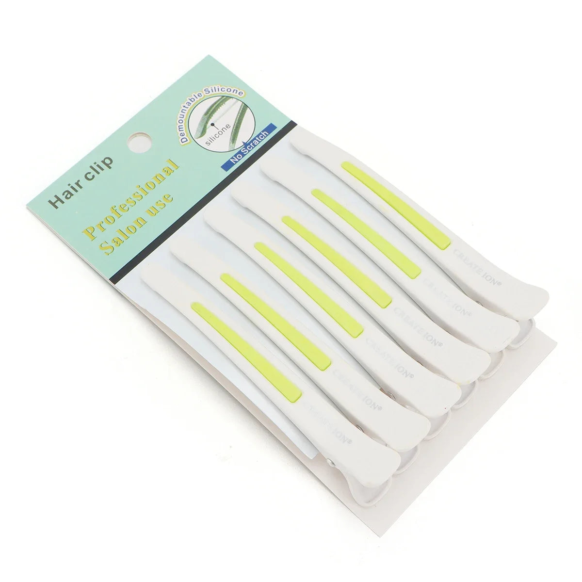 6Pcs Salon Alligator Hair Clips Traceless Hairdressing Clips Claws Section Barbershop Beauty Styling Tools Hairpin Accessories Peaceful Pleasures Health and Wellness C