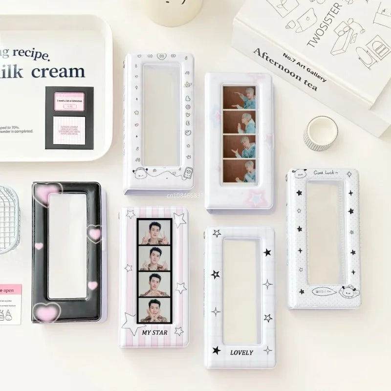 Star Photo Booth Frames Photo Booth Album for 5.5x15.3cm Photo Strips Wedding Album Bookmark Holder 18 Pages 36 Photos فوتوكارد Peaceful Pleasures Health and Wellness