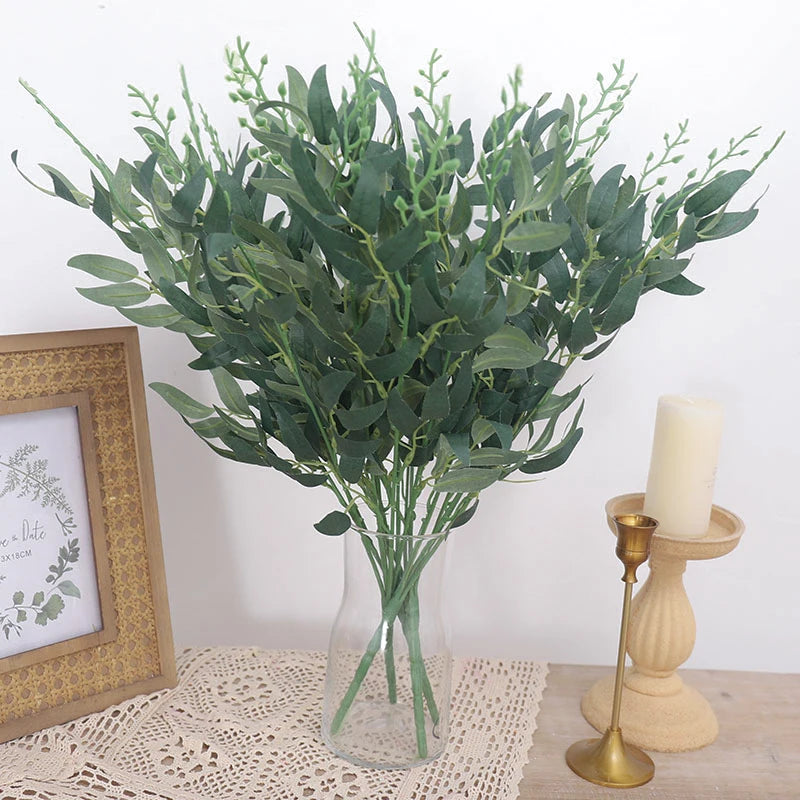 Artificial Silk Willow Leaf Garland | Home & Wedding Decor