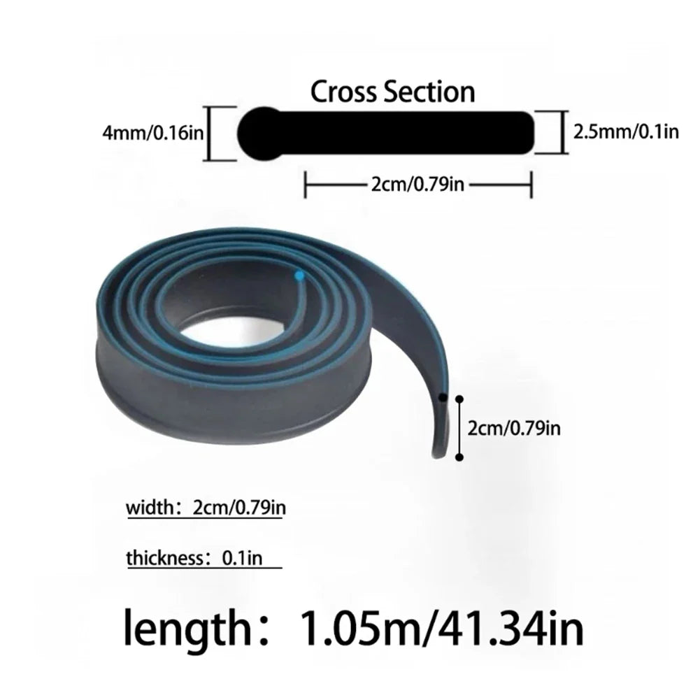 41" Replacement Squeegee Rubber Refill – Streak-Free Glass Blade