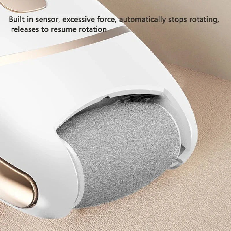 Rechargeable Electric Foot File Grinder – 2 Grinding Heads