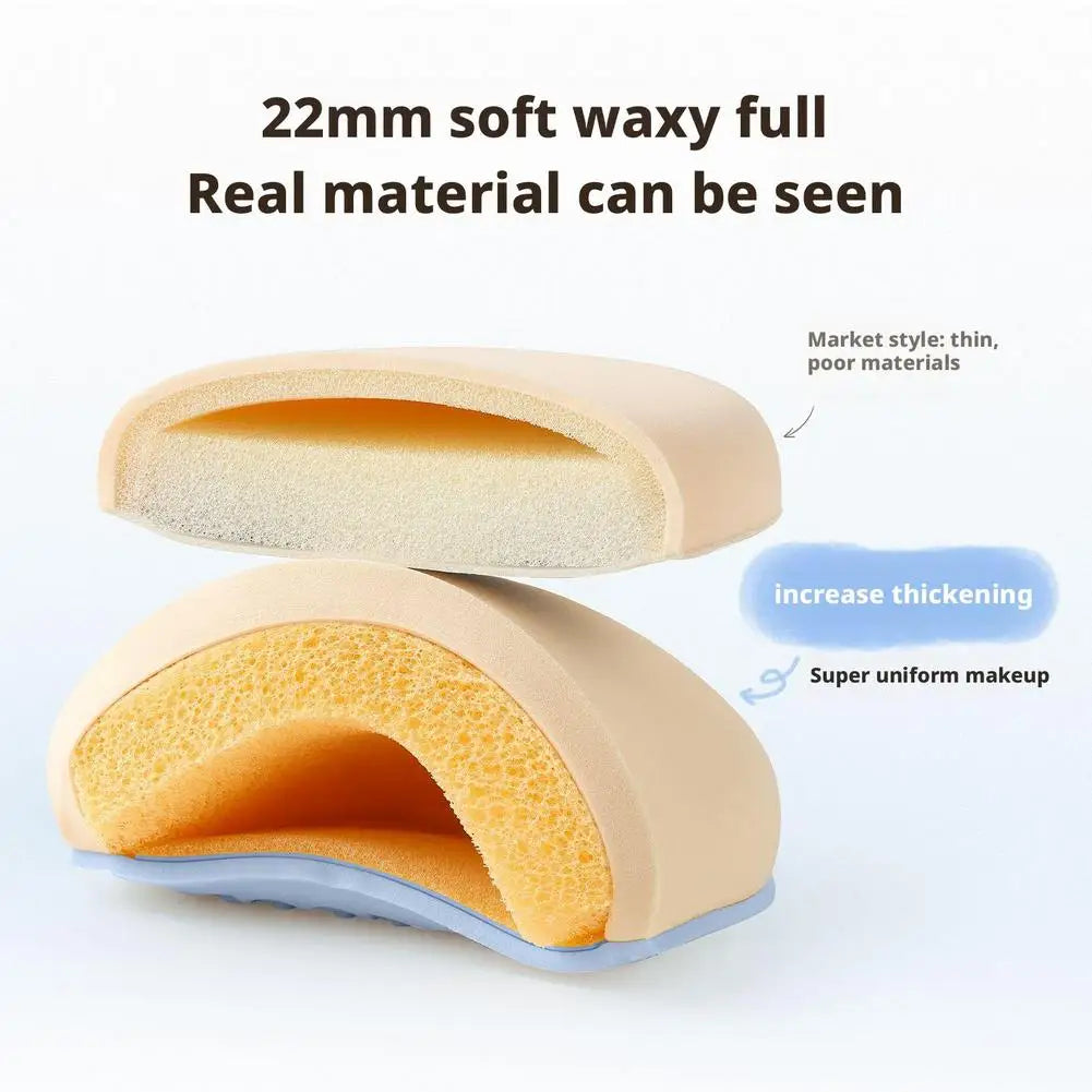 Air Cushion Makeup Puff – Soft Cotton Sponge, Wet & Dry