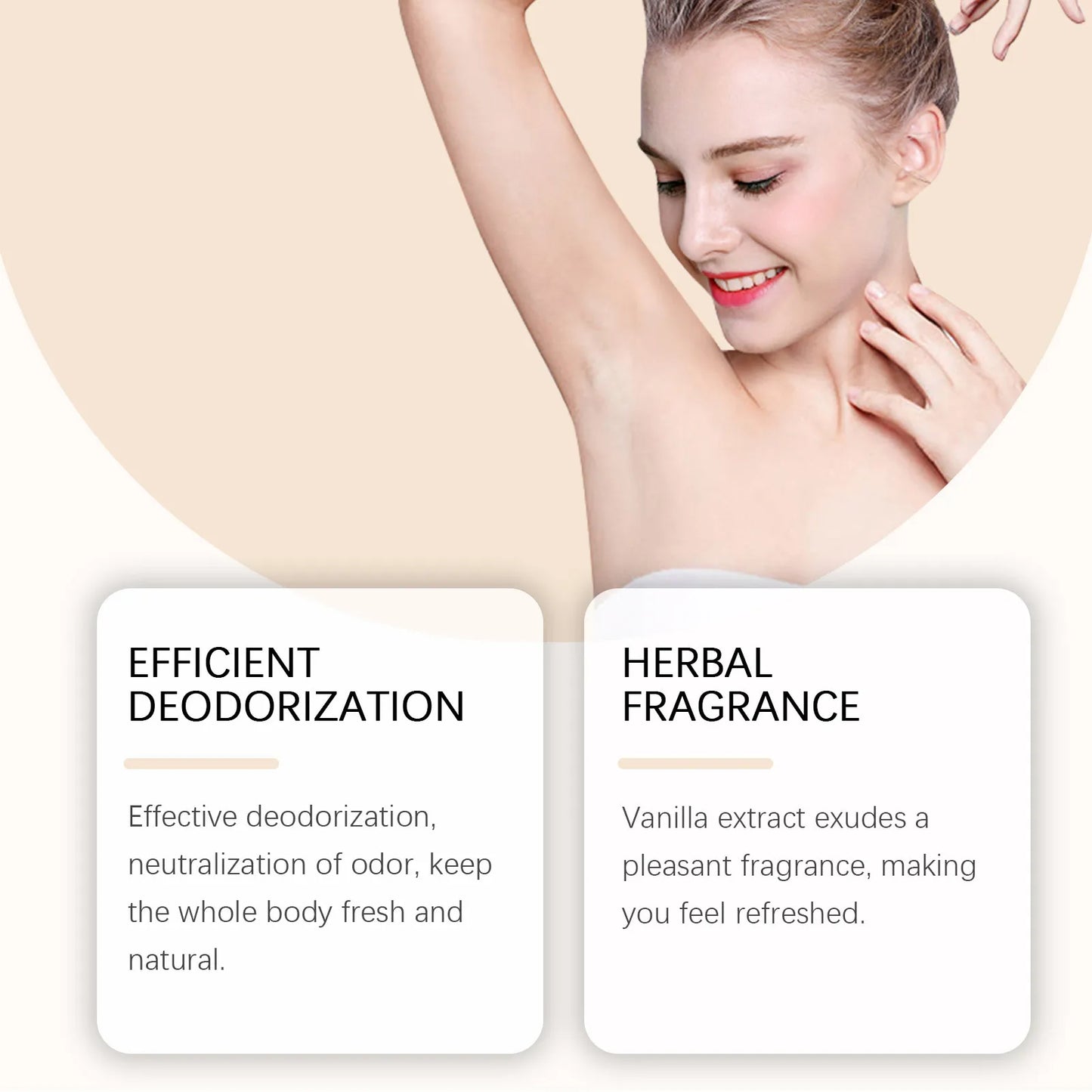 OceAura Vanilla Natural Deodorant Stick – Antiperspirant 40g