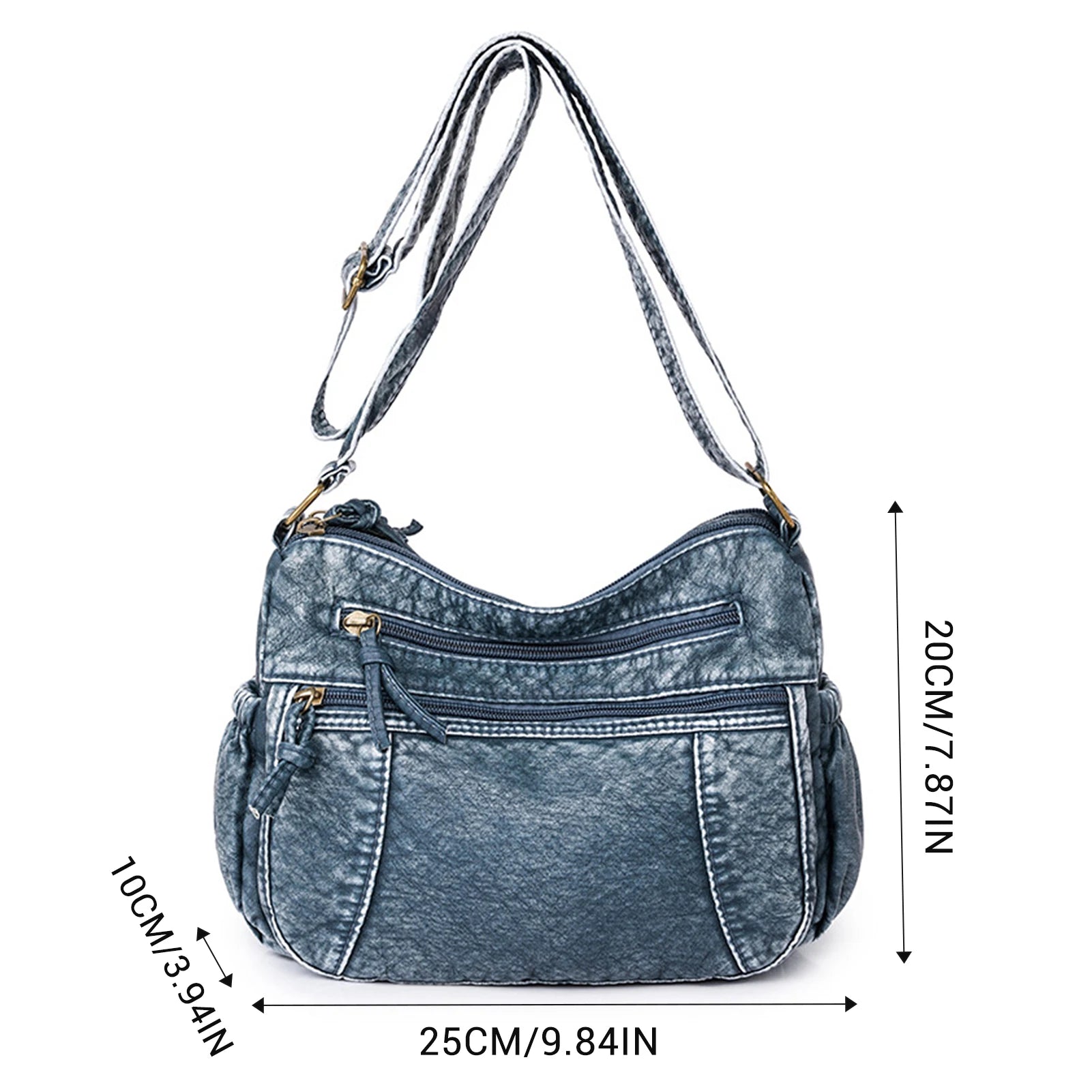 Women's Simple Shoulder Bags Easy to Match Multifunctional Shoulder Bag Suitable for Work Shopping Gatherings Peaceful Pleasures Health and Wellness
