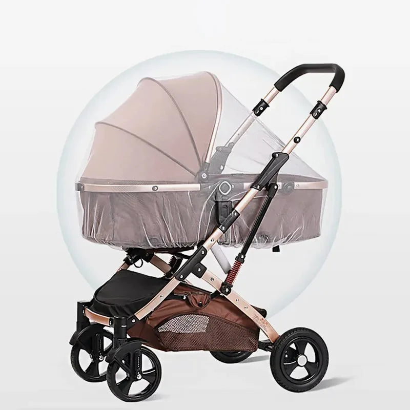 Baby Stroller Mosquito Net & Sunshade Cover – Universal Fit