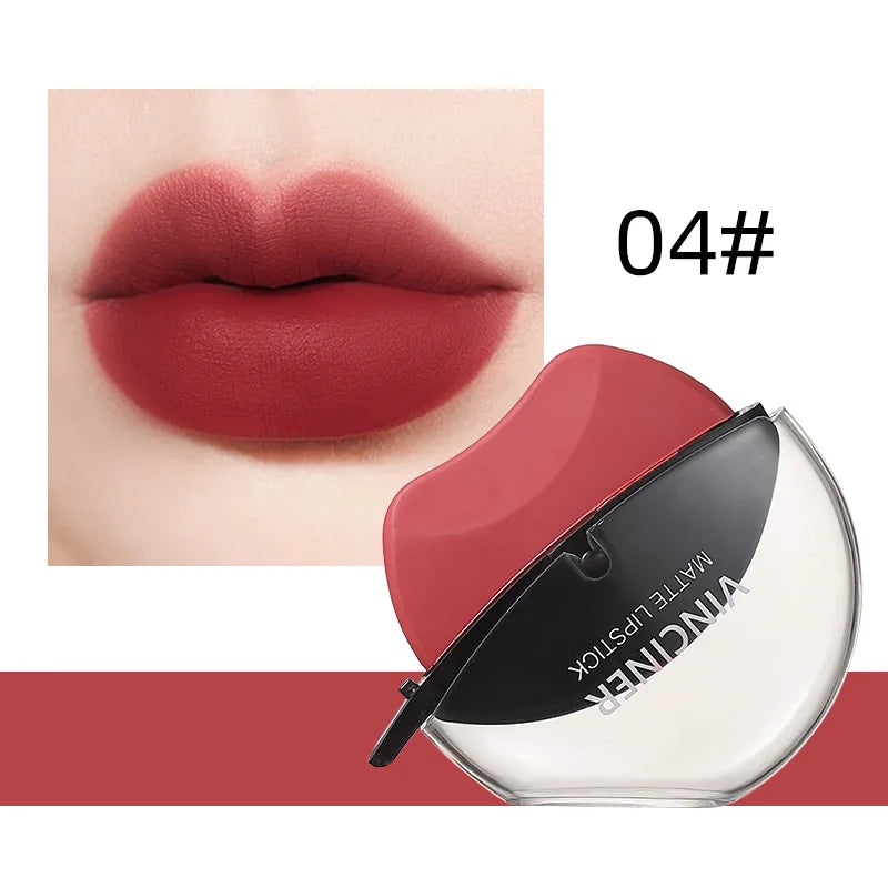 6-color lipstick, one-sucking lazy lipstick, long-lasting and not easy to fade, matte makeup effect, non-irritating matte lipsti Peaceful Pleasures Health and Wellness 04