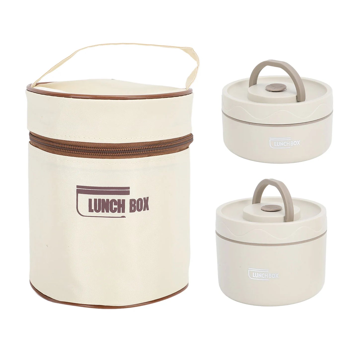 Thermal Lunch Box 304 Stainless Steel Multifunction Portable
