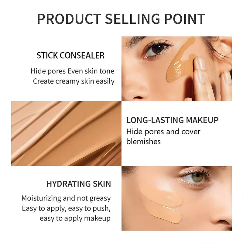 O'CHEAL Color-Changing Foundation Stick | Matte & Waterproof