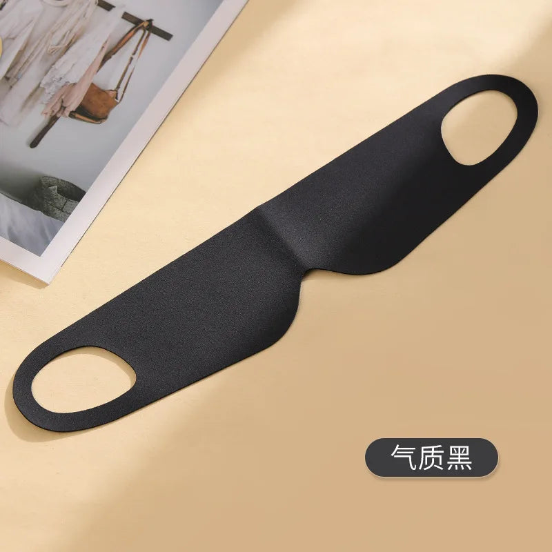 Seamless Blackout Sleep Mask | Lightweight Ear-Hanging Eye Mask Sleep Eye Mask Peaceful Pleasures Health and Wellness GRAY