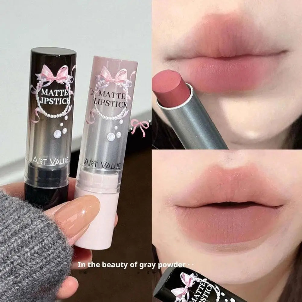 Moisturizing Velvet Matte Lipstick Mousse Long Waterproof Light Natural Warm Brown Toned Lip Tint Make Up Peaceful Pleasures Health and Wellness