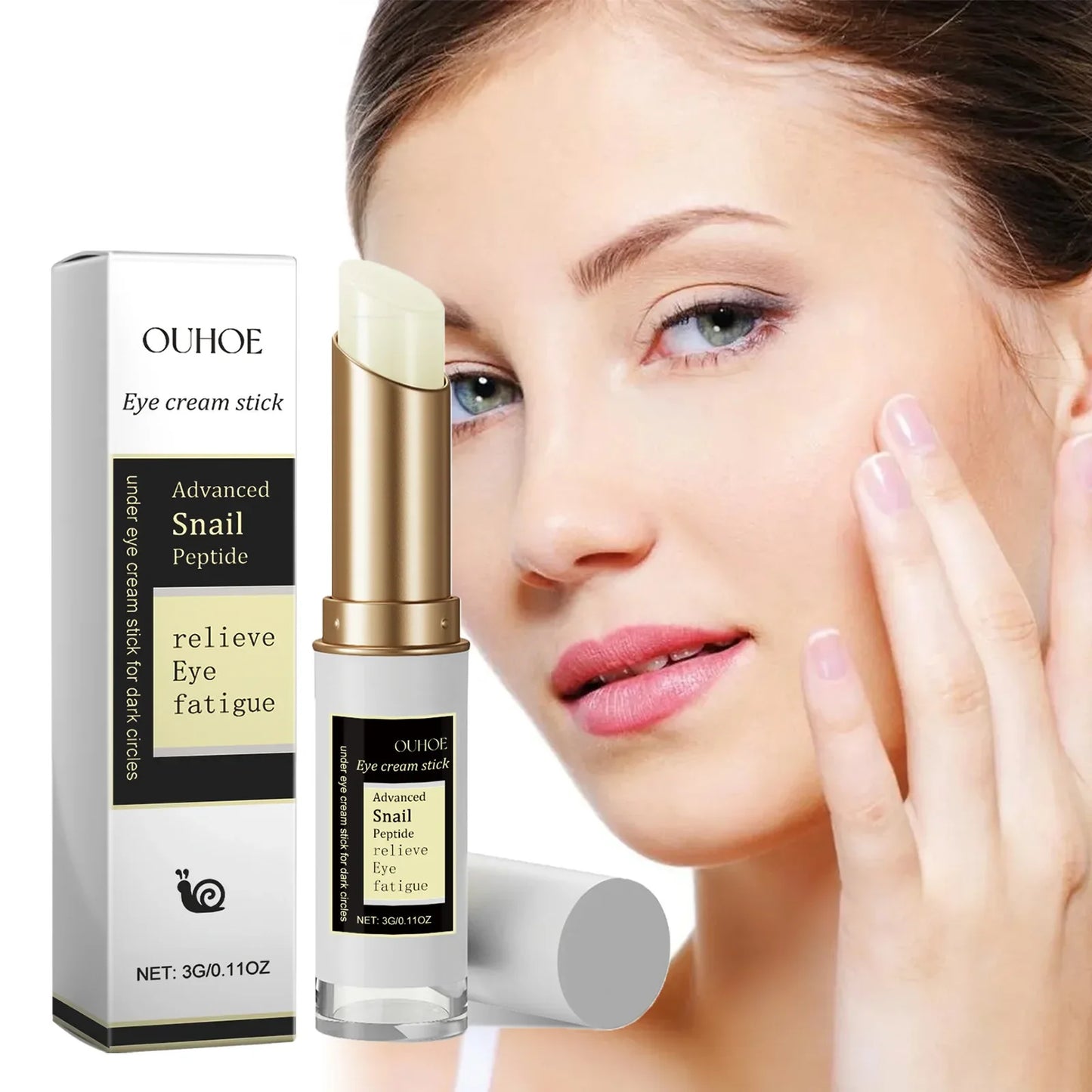 OUHOE Snail Collagen Eye Cream Stick – Wrinkles & Dark Circles