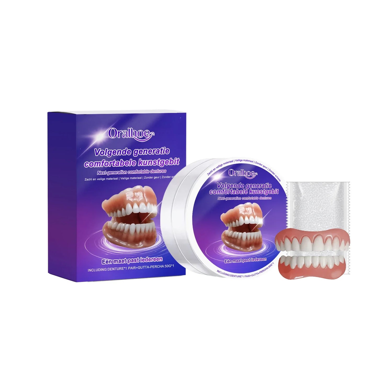 Denture Prosthetic Set – Comfortable, Lightweight & Secure Fit