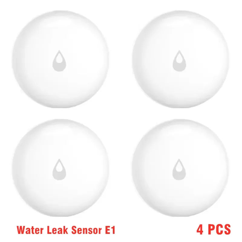 Aqara Water Immersing Sensor E1 Zigbee 3.0 Water Leak Detector Soaking Sensor Alarm Remote Control Work with Mi Home Homekit Peaceful Pleasures Health and Wellness E1 4PC China Mainland