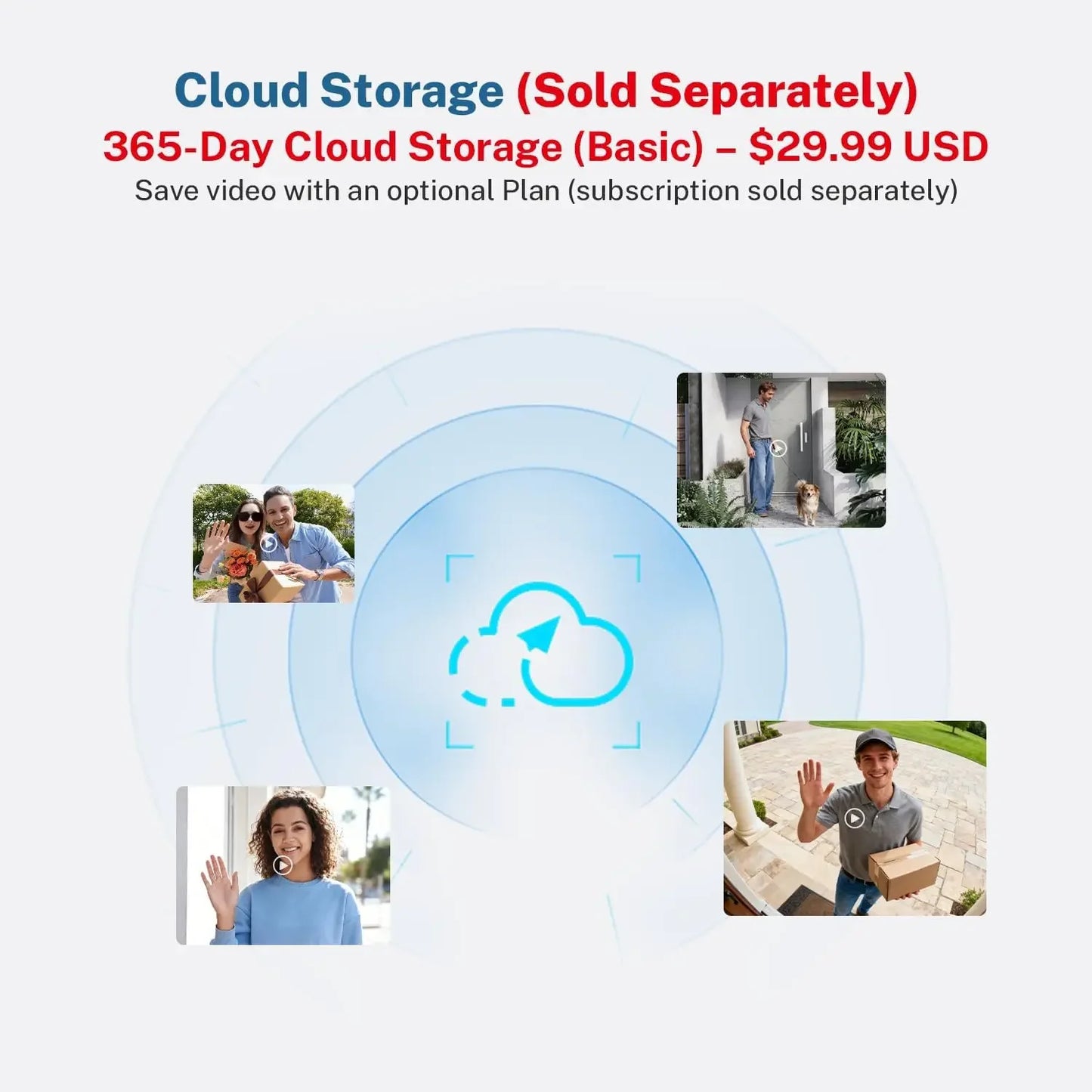 Wireless Doorbell Camera with 1080P HD, Motion Detection, Two-Way Audio, Live View, Night Vision, Cloud Storage Peaceful Pleasures Health and Wellness