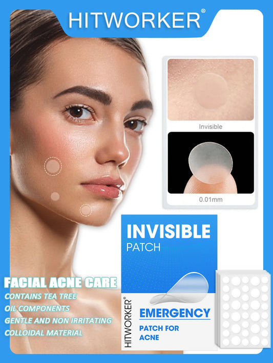 Hydrocolloid Acne Patches – Invisible & Waterproof | All Skin Types Acne Patch Peaceful Pleasures Health and Wellness
