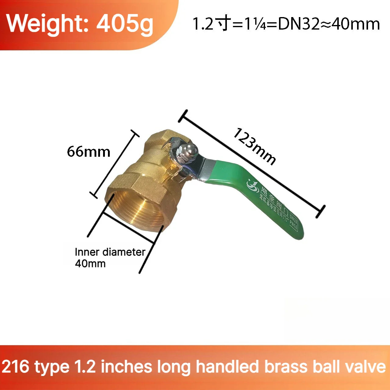 Brass Mini Ball Valve 1/2" 3/4" 1" BSP – Water Gas Oil Shut Off
