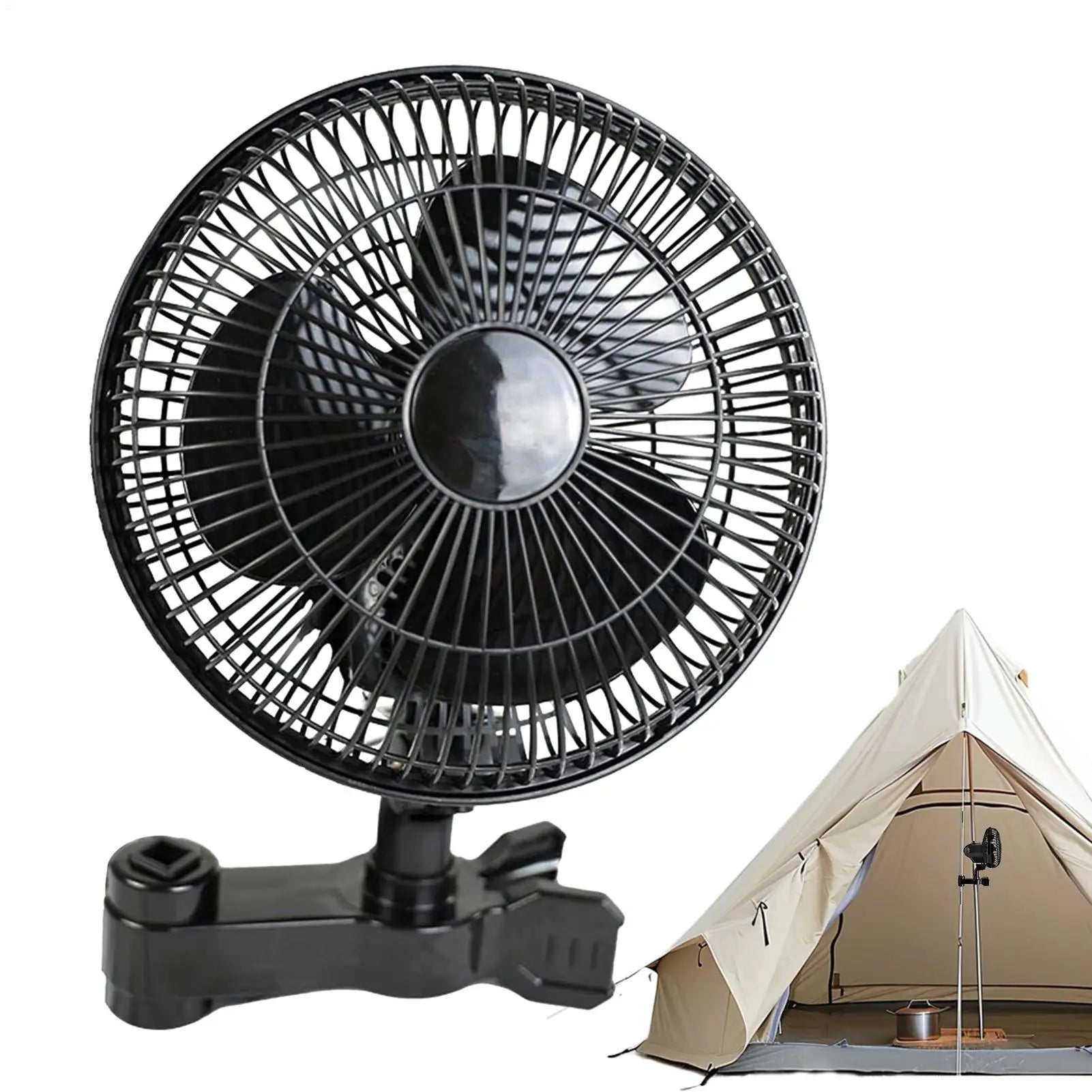 25W Grow Tent Clip Fan 2 Speed Adjustable Tent Fans With Oscillating Feature Quiet Grow Tent Air Blower Greenhous Air Circulator Peaceful Pleasures Health and Wellness