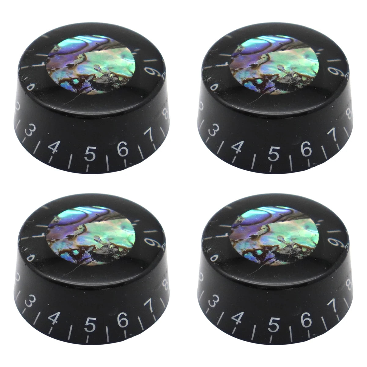 Straight Body Electric Guitar Bass Volume Knob Inlaid Shell