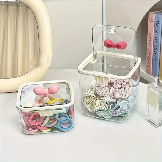 Hair Accessories Storage Organizer – Dustproof Vanity Box for Bathroom & Bedroom Peaceful Pleasures Health and Wellness
