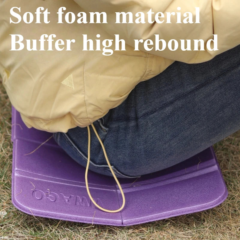 Folding Foam Seat Cushion – Portable Camping & Picnic Pad Folding Camping Cushion Peaceful Pleasures Health and Wellness