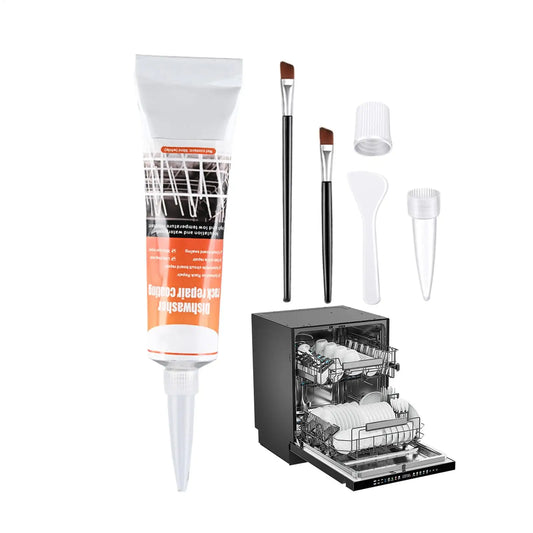 Dishwasher Rack Repair Kit – 50ml Coating Gel + 2 Brushes Rack Repair Coating Kit Peaceful Pleasures Health and Wellness