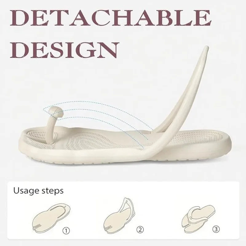 Foldable Travel Slippers – Portable Anti-Slip Hotel Flip Flops