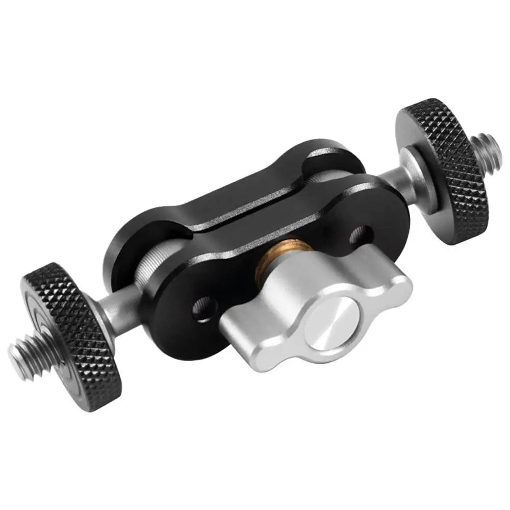 1/4 Inch Screw Camera Magic Arm Aluminum Alloy Double Ball Head Ball Magic Arm Lightweight Adjustment Magic Arm Bracket Peaceful Pleasures Health and Wellness